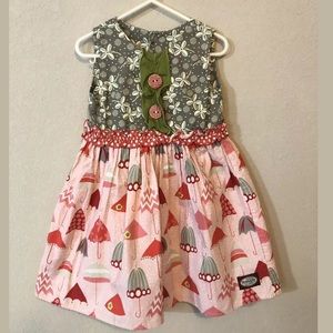 Persnickety Maggie Umbrella Pink Tunic Dress